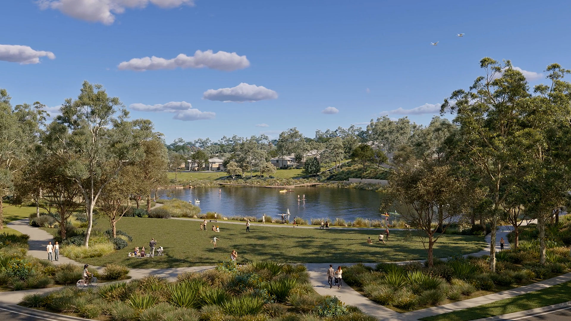 An artist’s impression of the future of the Appin project.